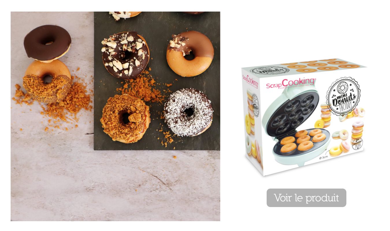 Recette des mini donuts faciles machine à Donuts - ScrapCooking